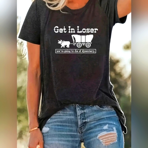 NEW! Oregon Trail Spoof Tee - Picture 1 of 2